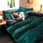 Thicken Corduroy Velvet Bedding Set